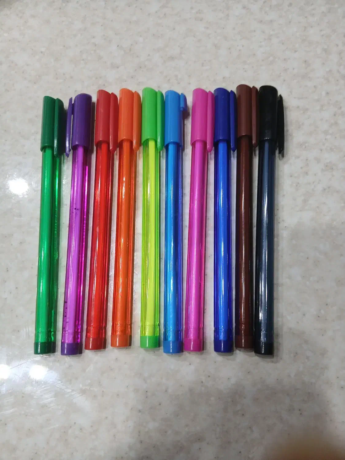 خودکار ۱۰ رنگ زیبا|لوازم التحریر|رشت, باهنر|دیوار