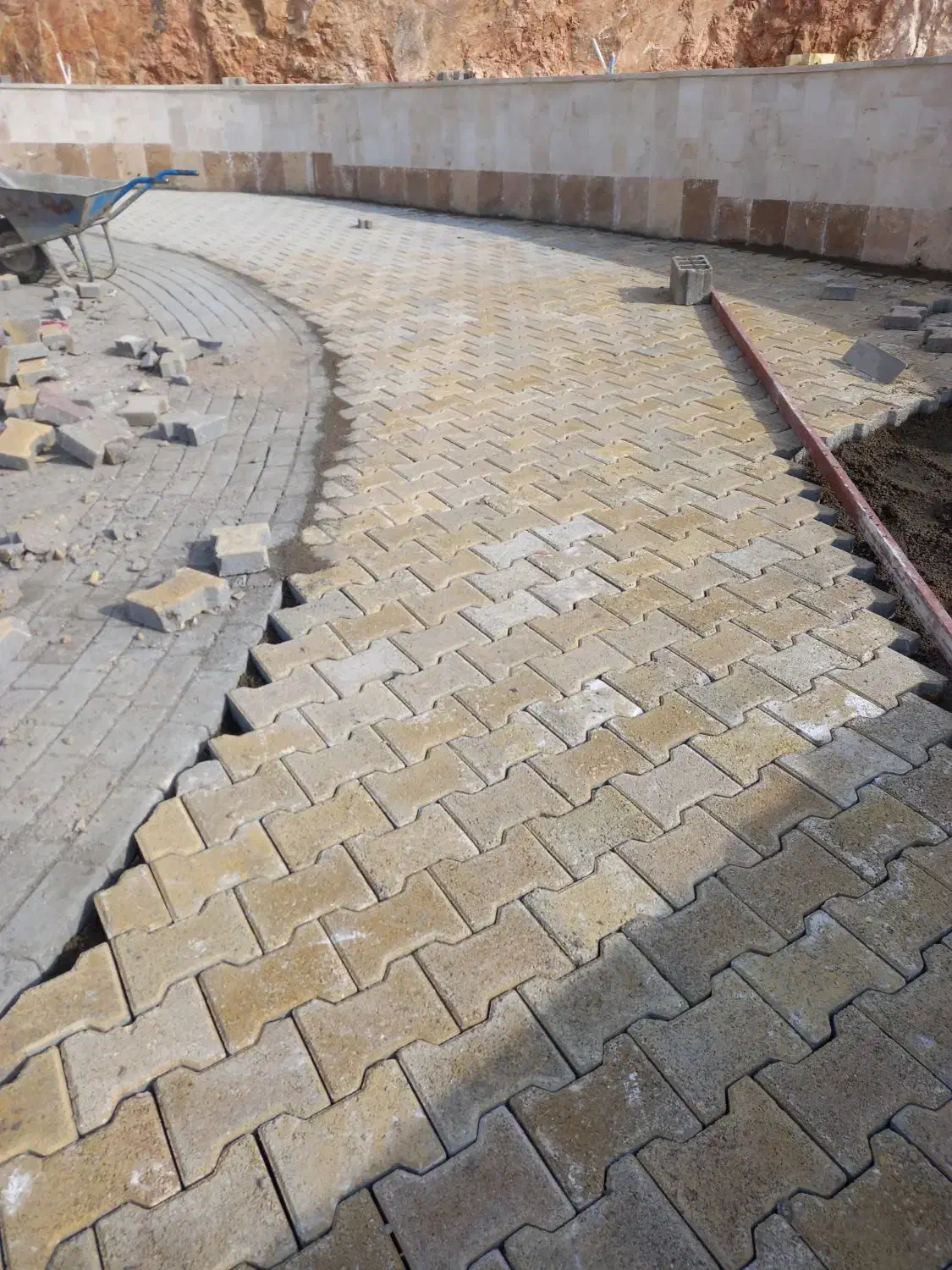 بنا ، آجر نما ، سنگ کاری|خدمات پیشه و مهارت|بجنورد, |دیوار