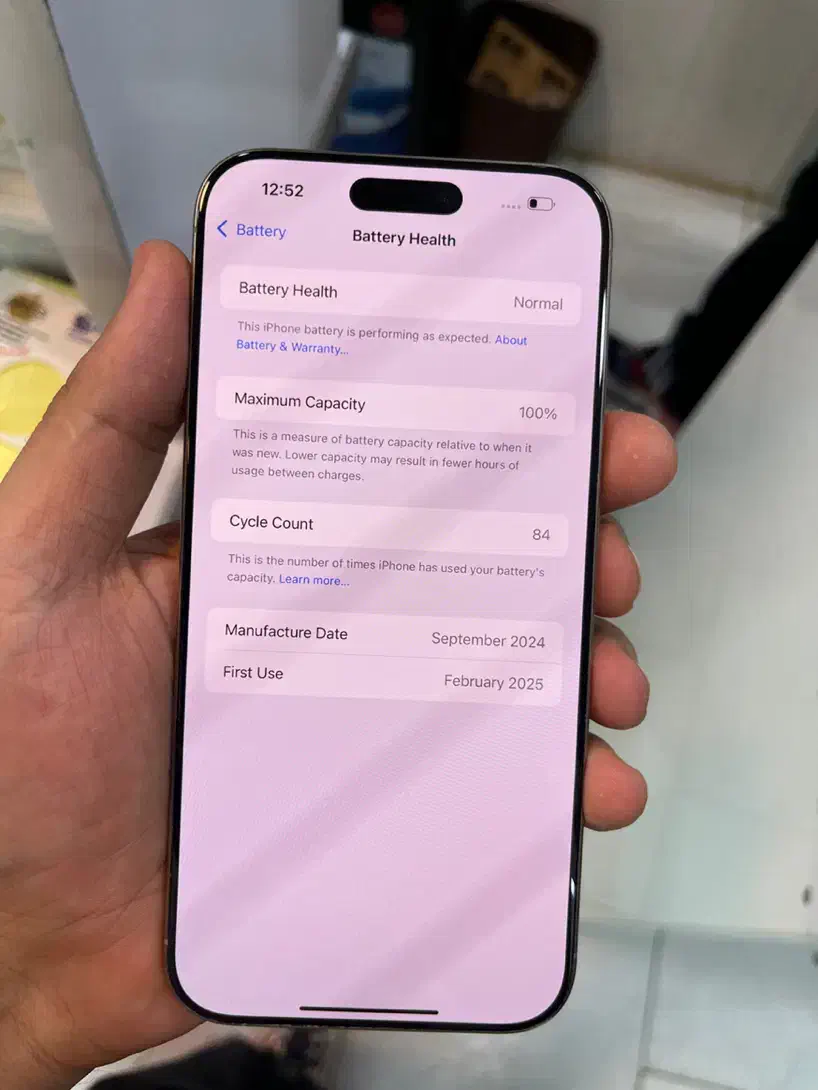 iPhone 16 Pro Max رجیستر شده سایکل 80 در حد نو|موبایل|کرج, گوهردشت|دیوار