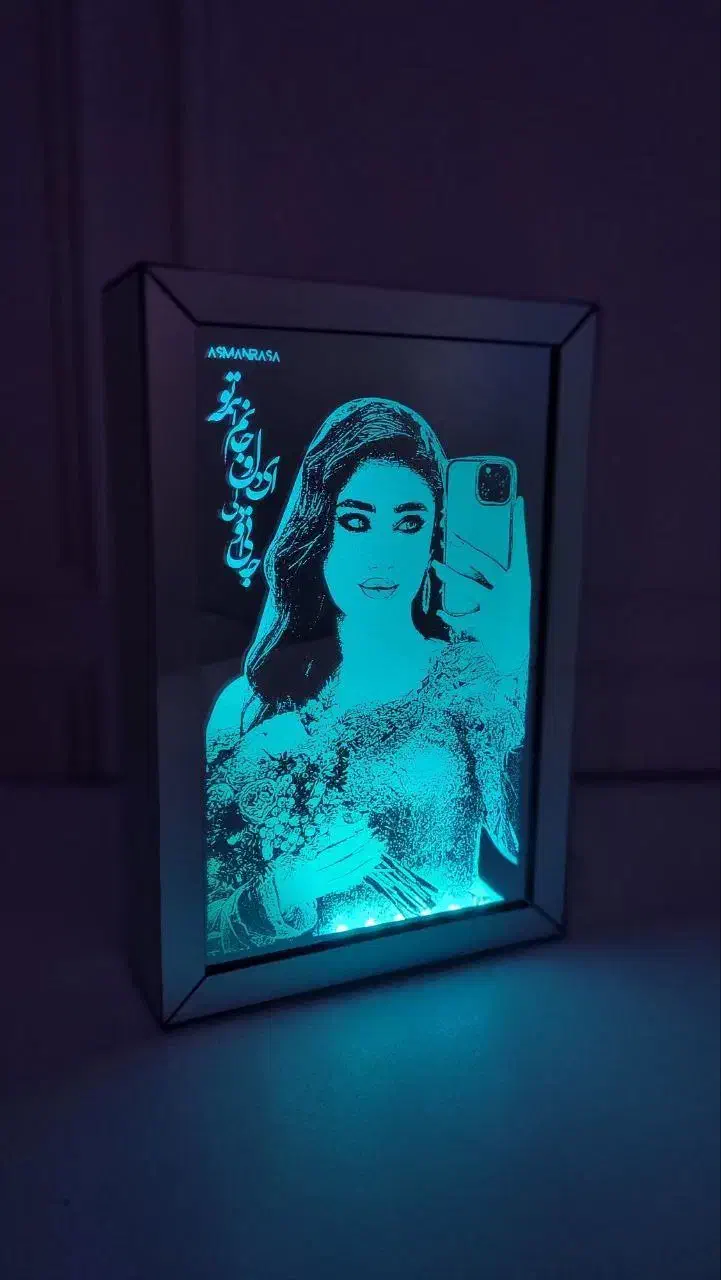 لایت گلس کادوی روز زن|چراغ خواب و آباژور|دیواندره, |دیوار