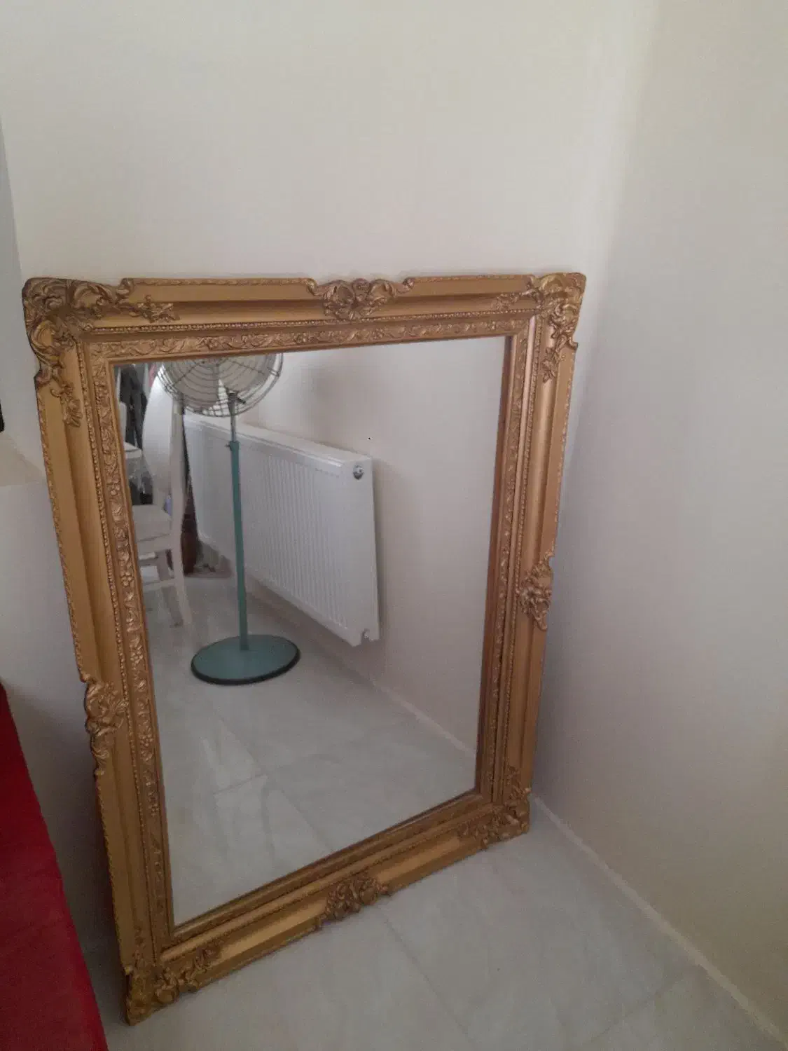 آینه با قاب چوبی ۱۲۰در ۹۰|کلکسیون اشیاء عتیقه|پرند, فاز ۶|دیوار