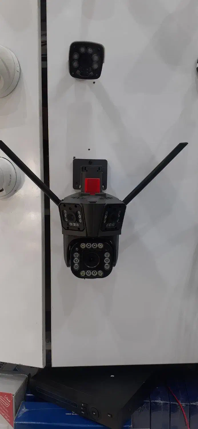 دوربین ۳ لنز سیمکارتی   بدون نیاز به نصاب ۳۶۰ درجه|دوربین مداربسته|شیراز, گلکوب|دیوار