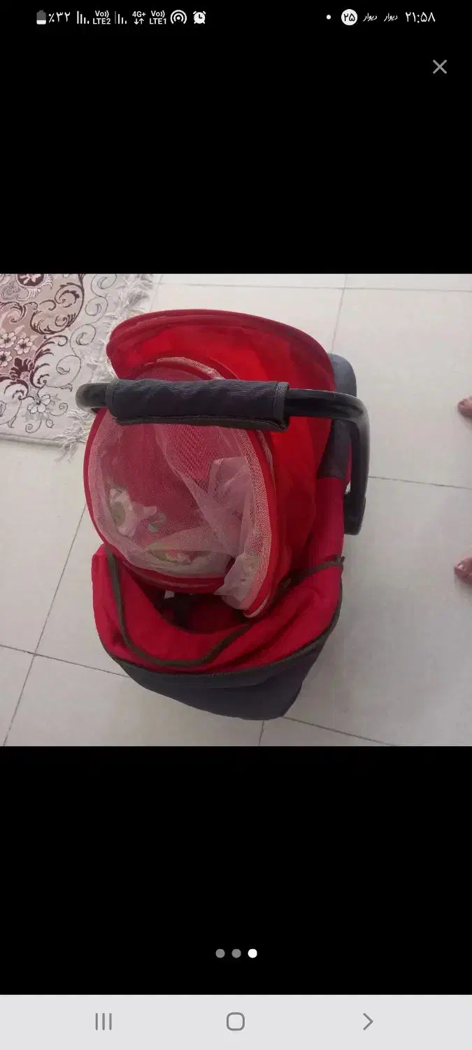 کریر بچه|کالسکه و لوازم جانبی|سمنان, |دیوار