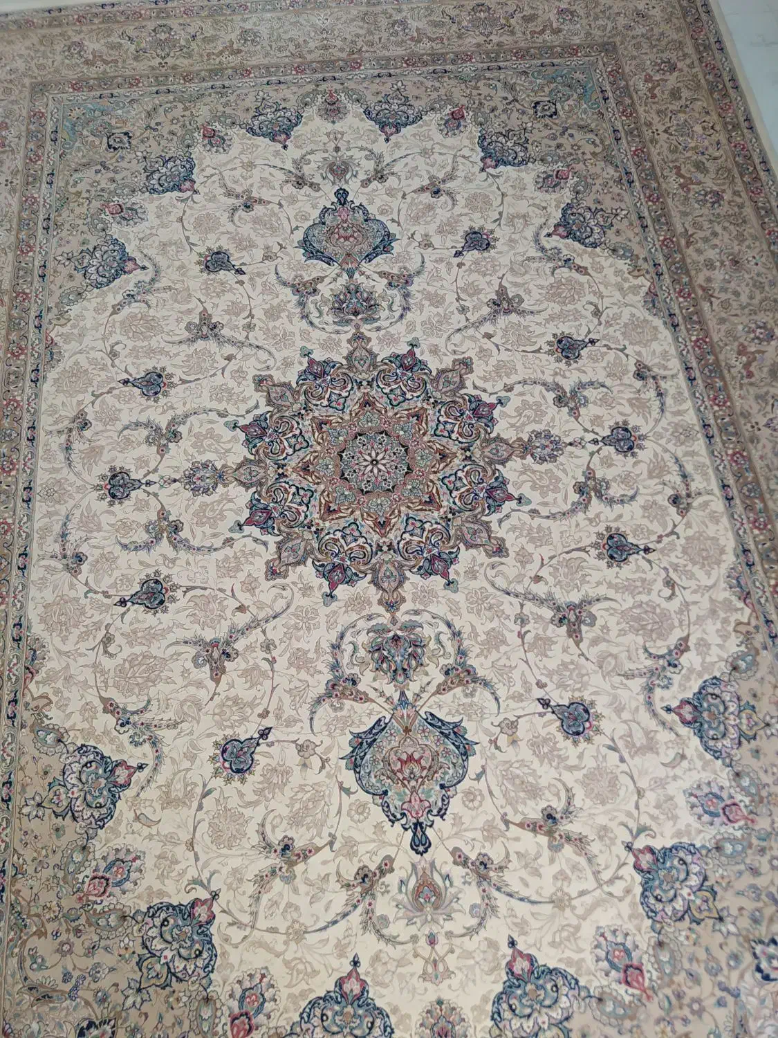 فرش  درجه یک مشهد اردهال کاشان 1250شانه|فرش|نهاوند, |دیوار