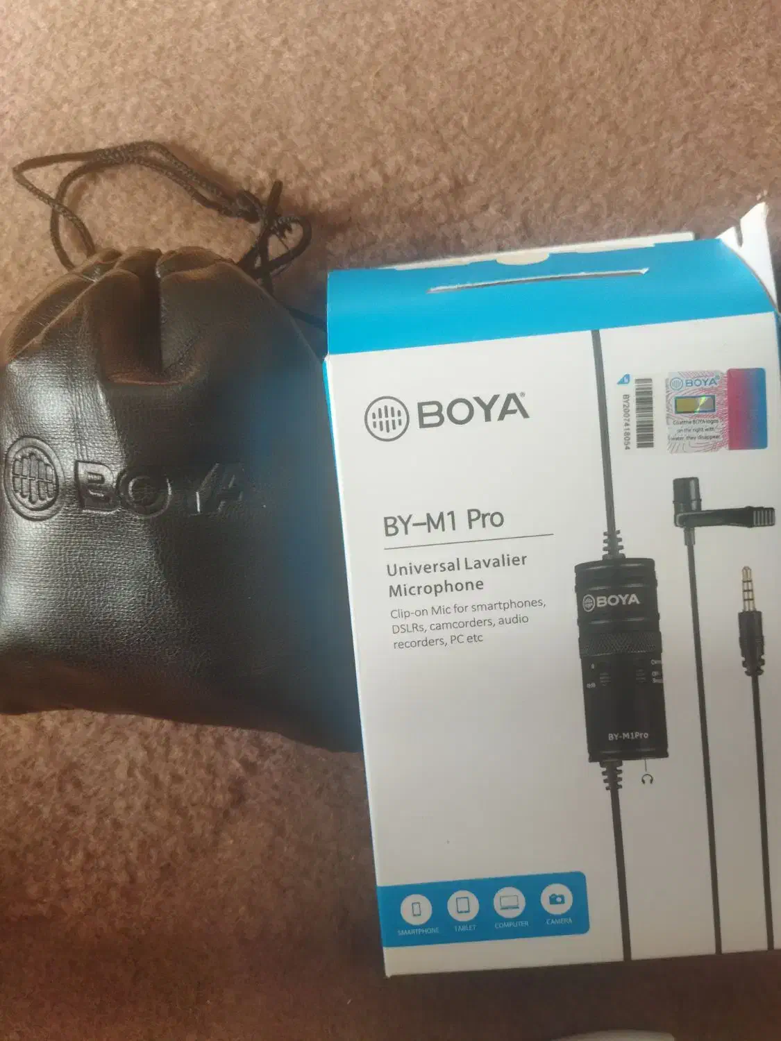 میکروفون یقه ای boya m1 pro|صوتی و تصویری|اراک, |دیوار