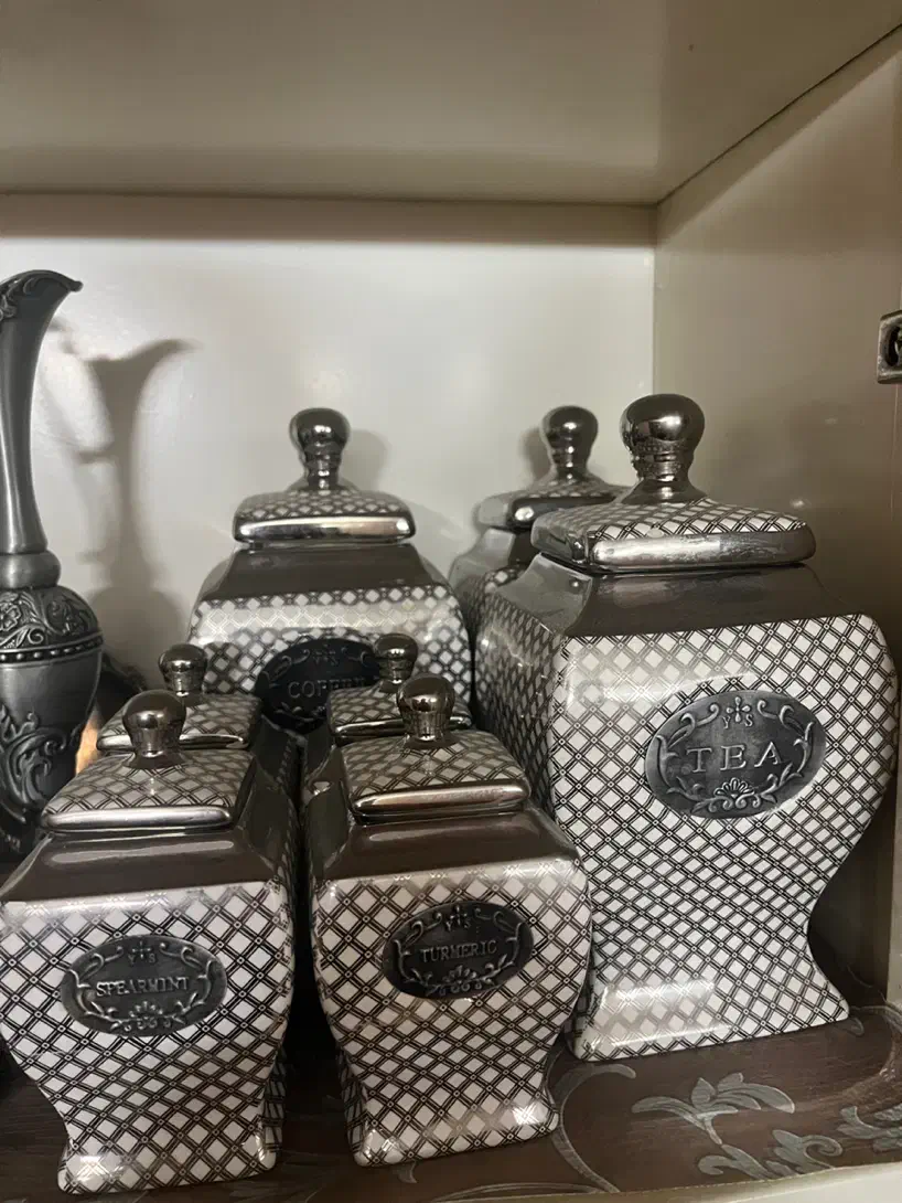 جای قند و چایی سرامیک|ظروف نگهدارنده، پلاستیکی، یک‌بارمصرف|تهران, هروی|دیوار