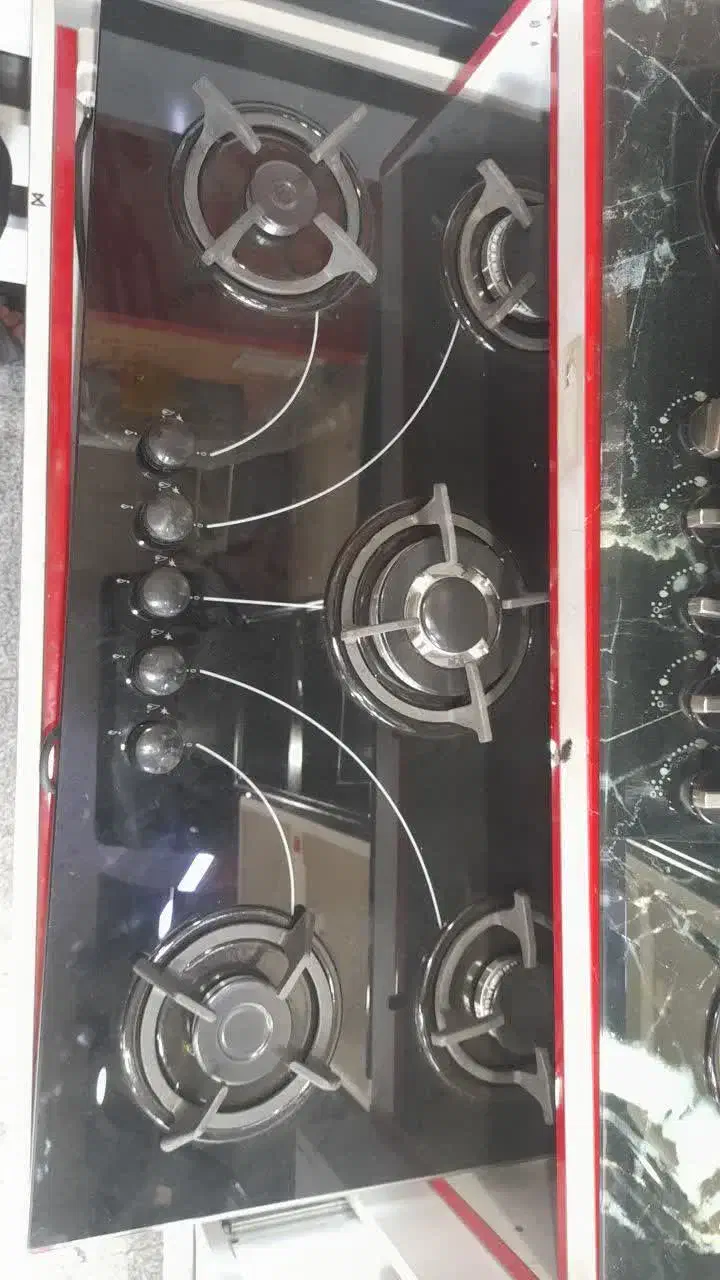 هودگازشیشه ای فندک دار هود کنترولی لمسی|اجاق گاز و لوازم برقی پختوپز|رباطکریم, کیکاور|دیوار