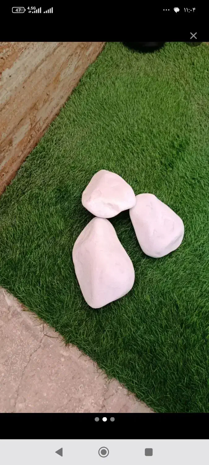 سنگ سفید تزئینی|صنایع دستی و سایر لوازم تزئینی|کرج, خرمدشت|دیوار