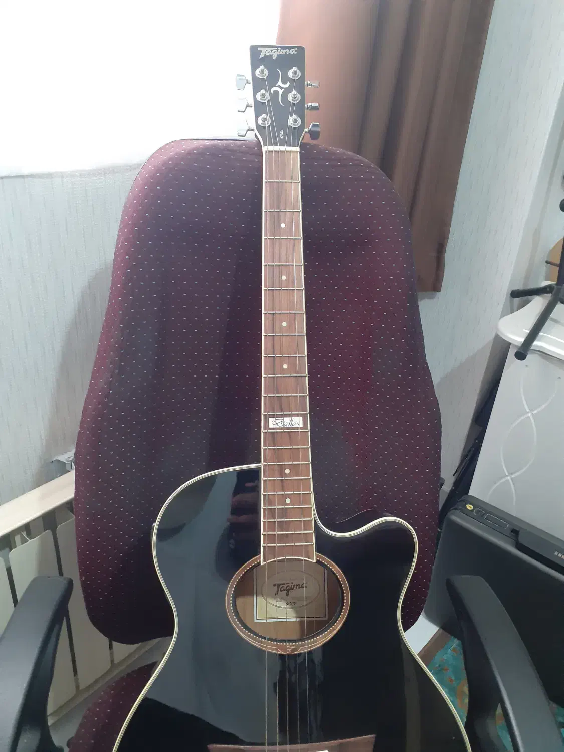 فروش گیتار پیکاپدار آگوستیک مدل تاگیما|گیتار، بیس، امپلیفایر|بابل, |دیوار