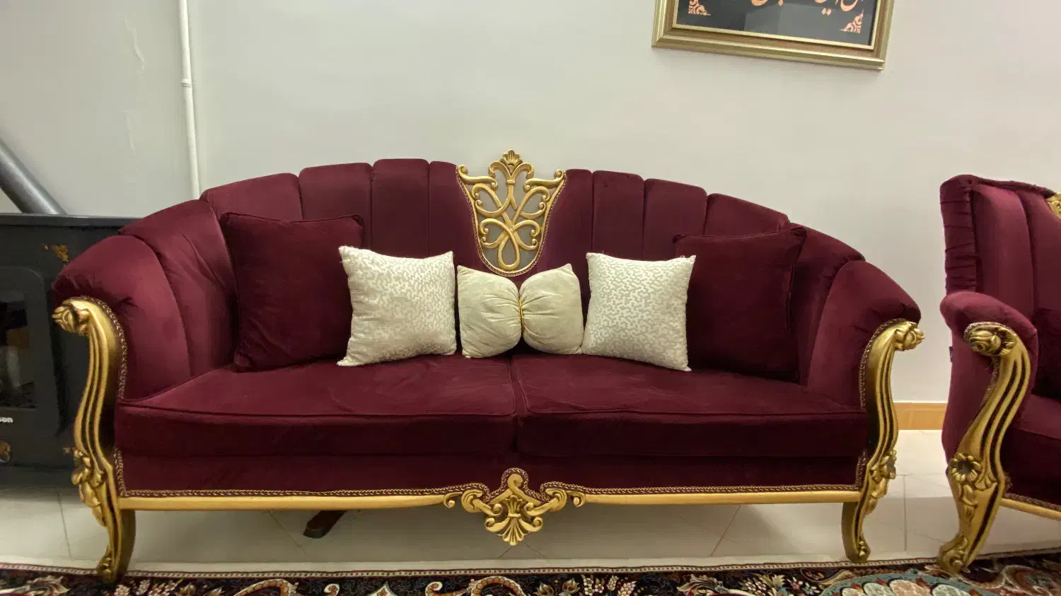 مبلمان نیم سلطنتی|مبلمان خانگی و میز عسلی|مشهد, هنرور|دیوار