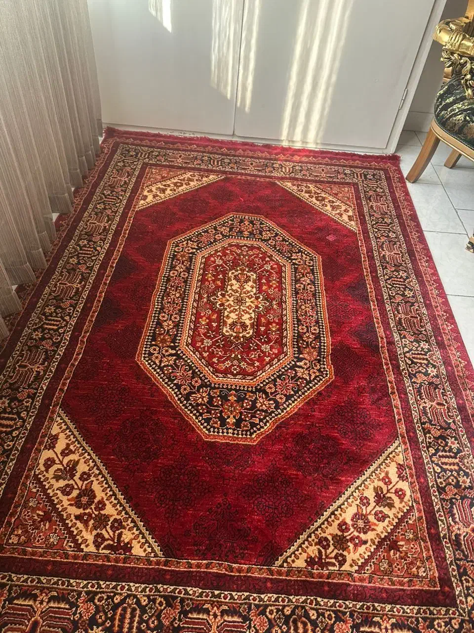 فرش ۴ متری قرمز نو از کارخانه|فرش|تهران, ستارخان|دیوار