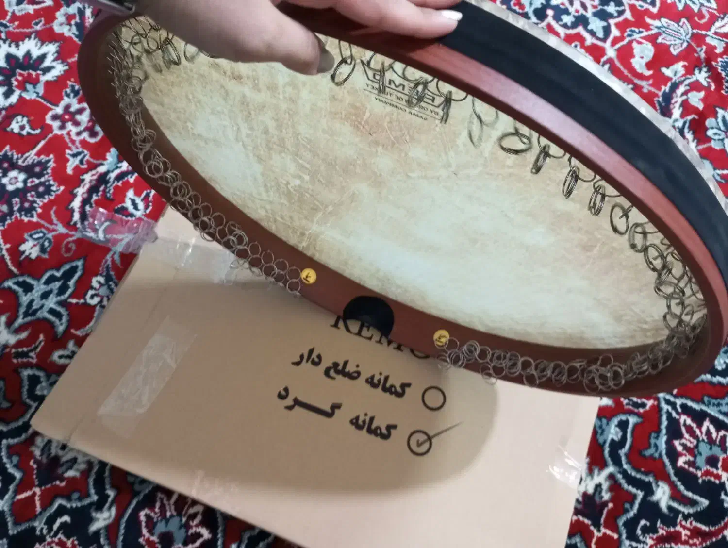 دف سما اصل دومهره|سازهای سنتی|قوچان, |دیوار