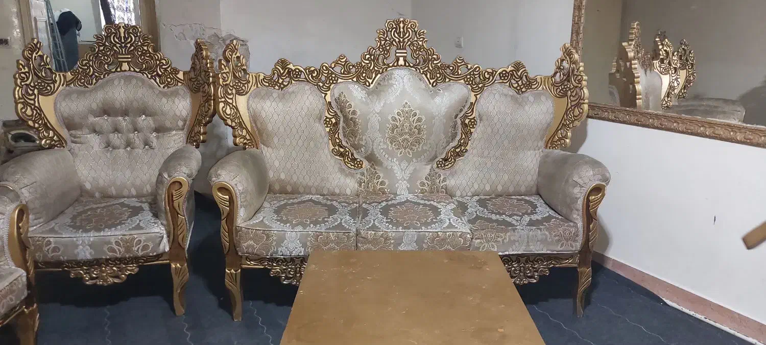مبل ۹ نفره|مبلمان خانگی و میز عسلی|شریف‌آباد, |دیوار