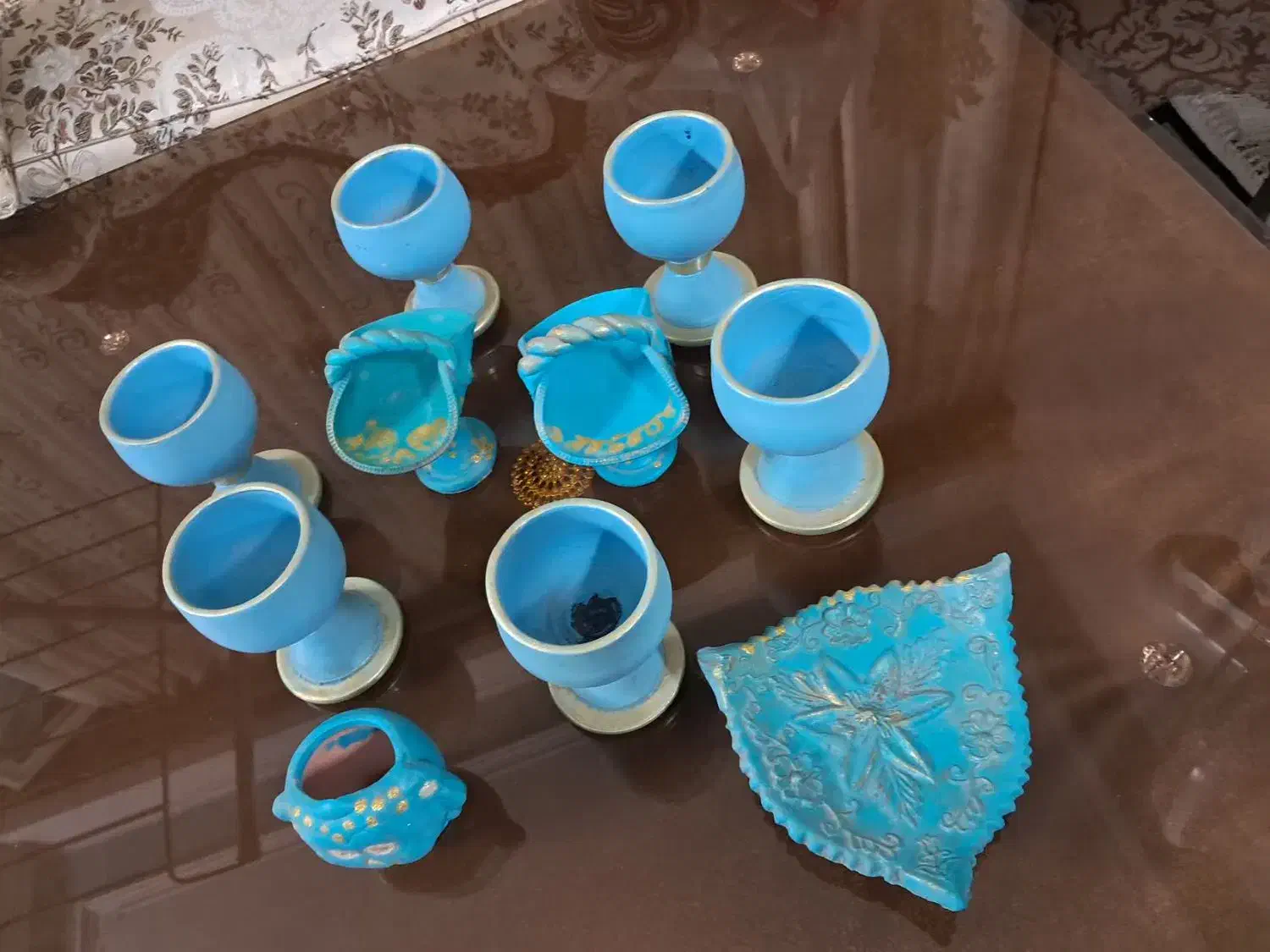 ظرف هفت سین سفالی، ظروف هفت سین|صنایع دستی و سایر لوازم تزئینی|تهران, خلیج فارس|دیوار