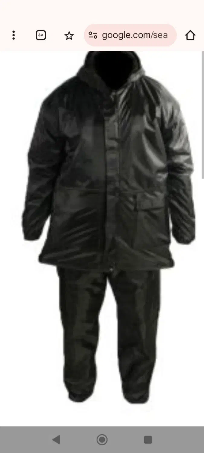 کاپشن و شلوار بارانی مخصوص کار|لباس|میانه, |دیوار