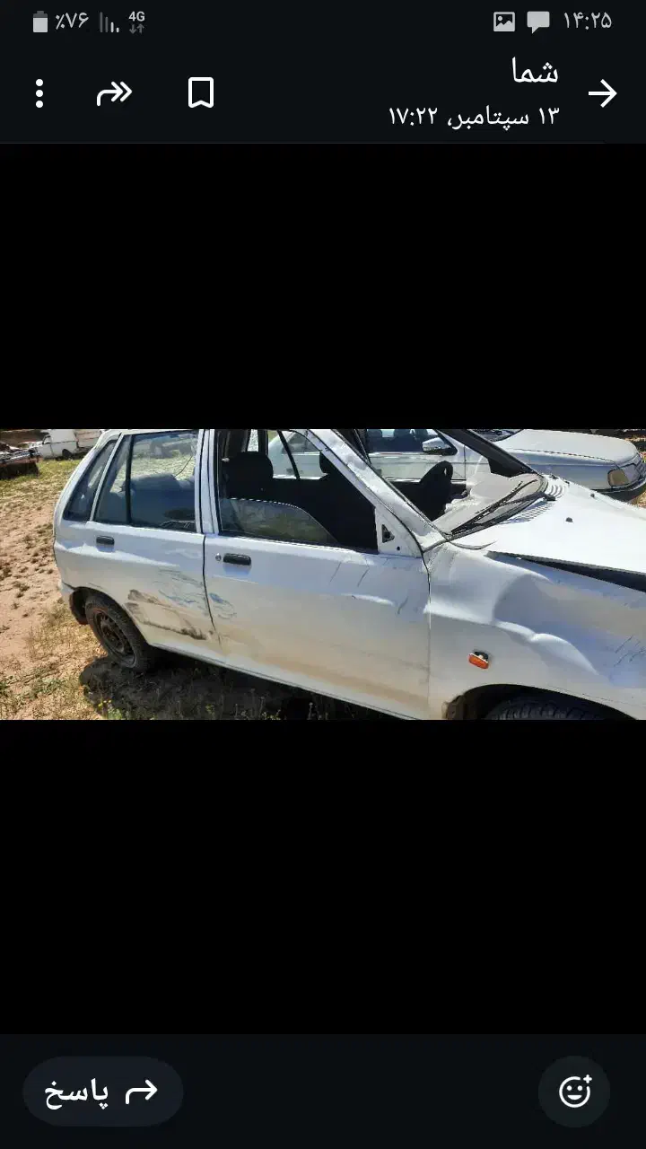 پراید ۱۱۱ تصادفی مدل ۹۸|خودرو سواری و وانت|ابهر, |دیوار