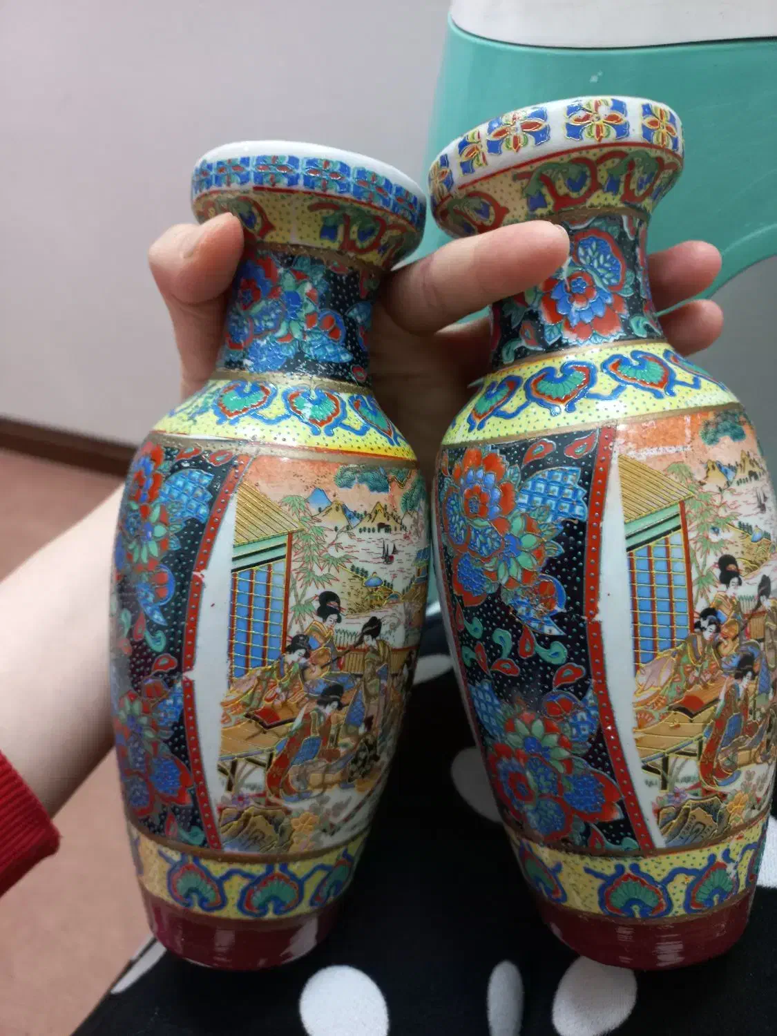 گلدان گل مرغی قدیمی|گل مصنوعی|قم, زنبیل آباد|دیوار