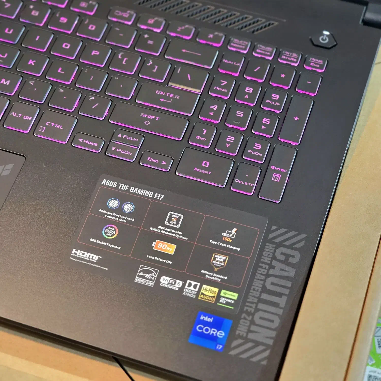 لپتاپ ایسوس ASUS TUF FX707VV گرافیک RTX4060|رایانه همراه|شیراز, ملاصدرا|دیوار