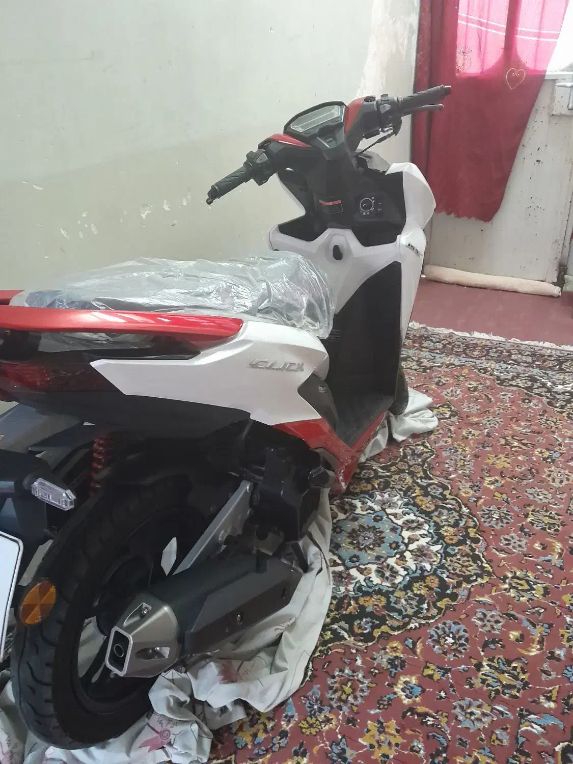 فروش موتورطرح کلیک|موتورسیکلت|برازجان, |دیوار