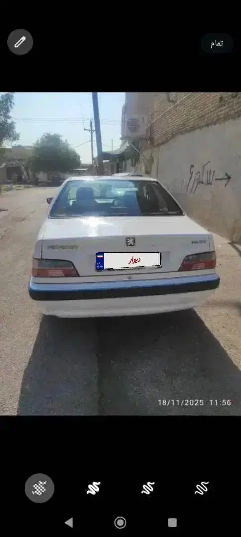 پژو پارسLX TU5. مدل ۹۶ سفید|خودرو سواری و وانت|شوشتر, |دیوار