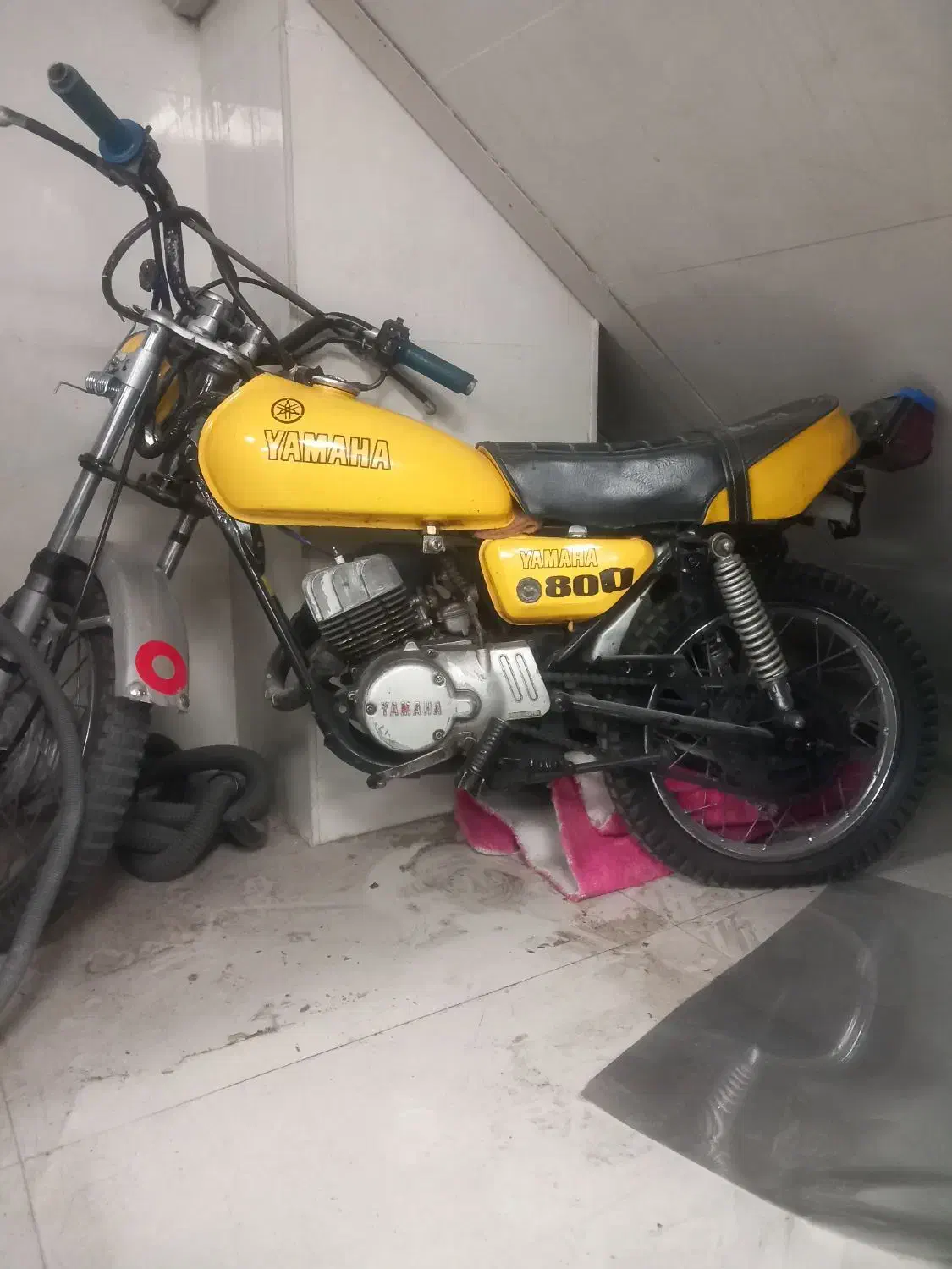 موتور تریل مینی 80 با تک هندل روشن برگه قولنامه|موتورسیکلت|مشکیندشت, |دیوار