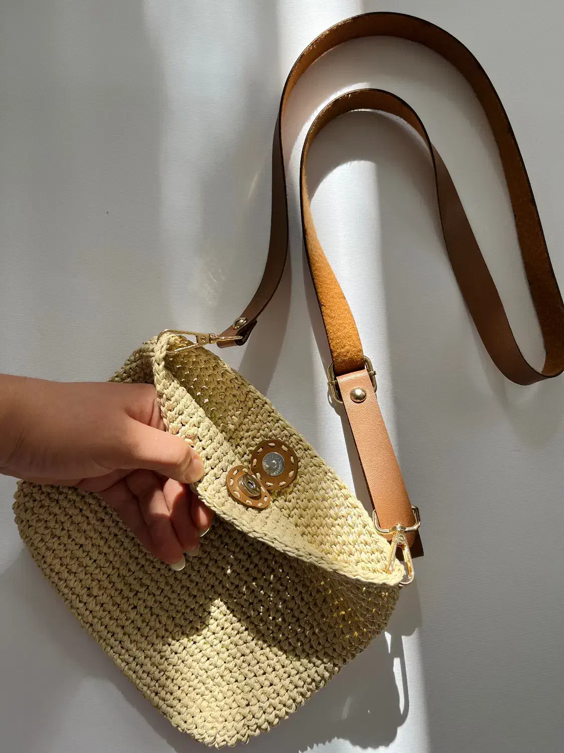 کیف رافیا رو دوشی|کیف، کفش، کمربند|کرج, شاهین‌ویلا|دیوار