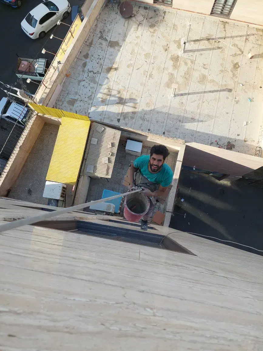 پیچ رولپلاک سنگ نما آب بندی نما باتناب|خدمات پیشه و مهارت|کوهدشت, |دیوار