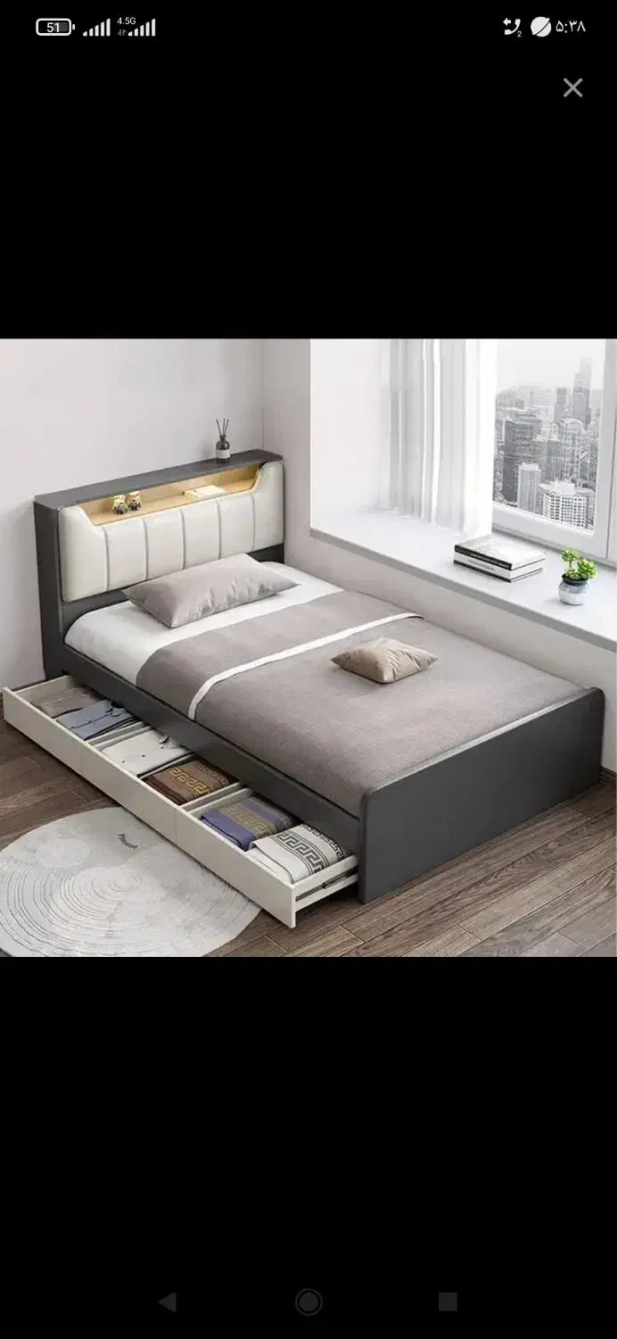 تحتخواب ست کامل|تخت و سرویس خواب|رشت, کوی حسینی|دیوار