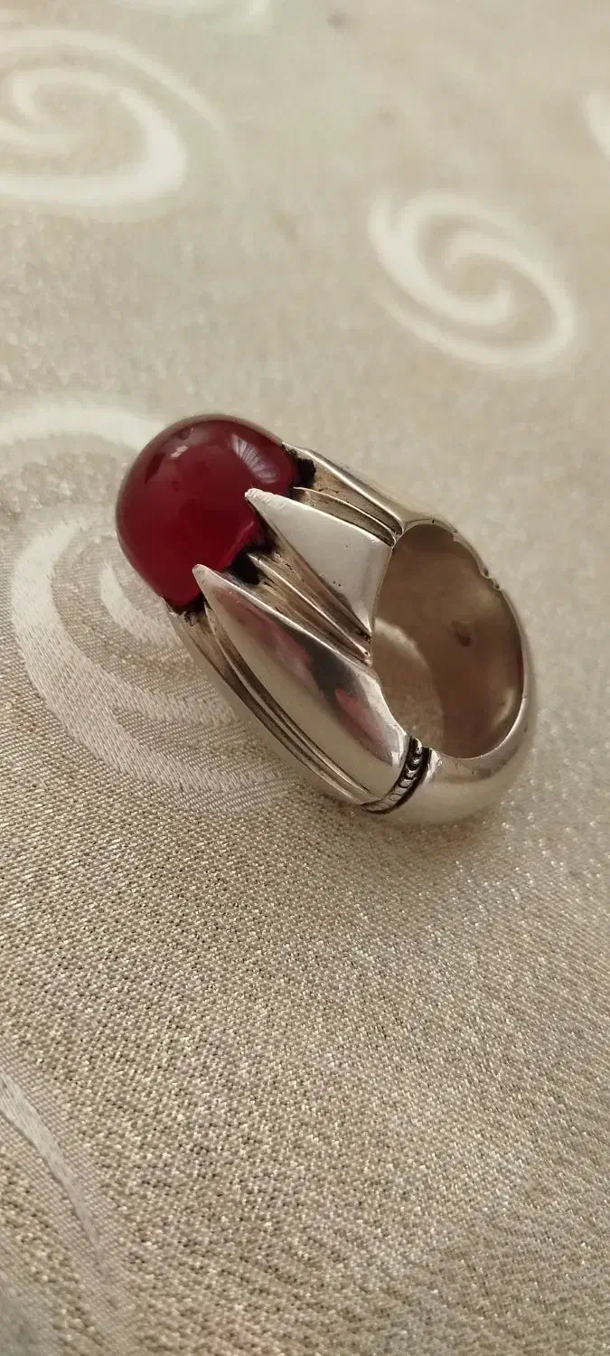 انگشتر عقیق، سنگین وزن،کلکسیونی|جواهرات|تبریز, |دیوار