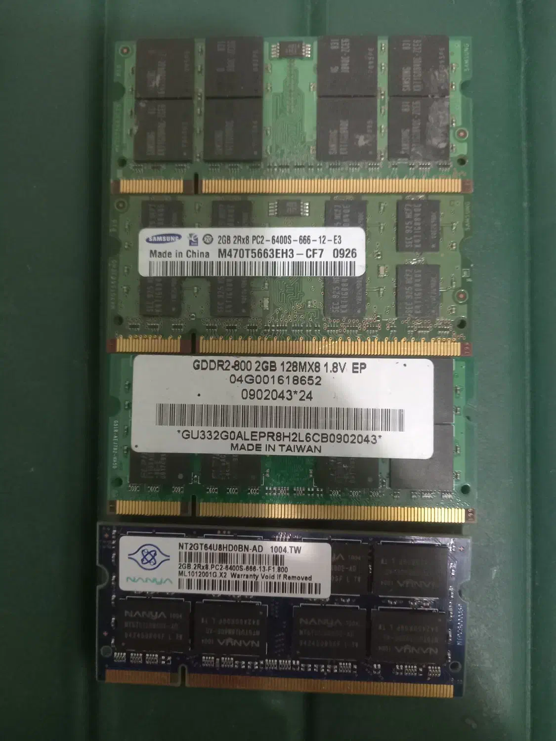 رم استوک ddr2 2G لپتابی|قطعات و لوازم جانبی رایانه|بیرجند, |دیوار