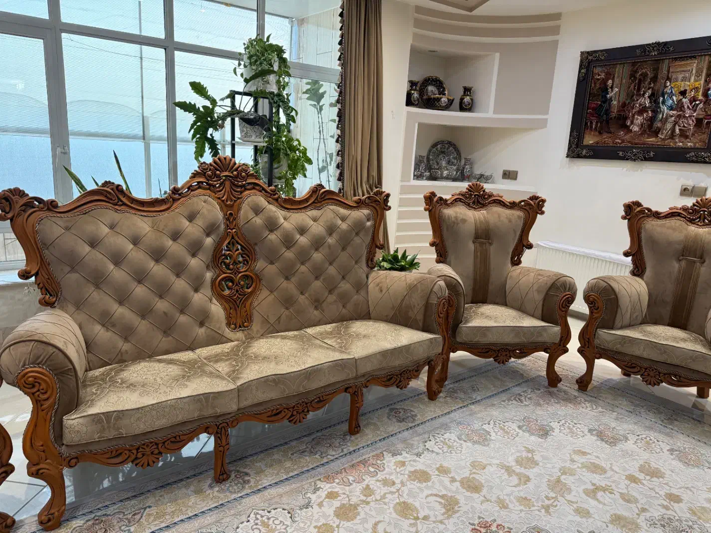 مبل سلطنتی|مبلمان خانگی و میز عسلی|نجفآباد, صالح آباد|دیوار