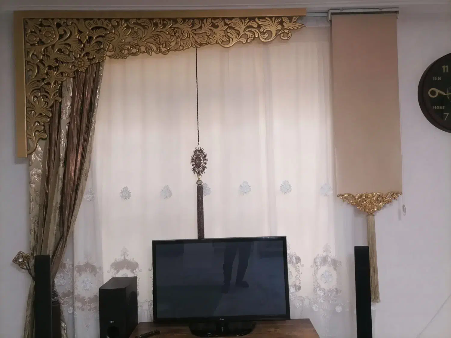 پرده|پرده، رانر، رومیزی|شیراز, کوشک میدان|دیوار