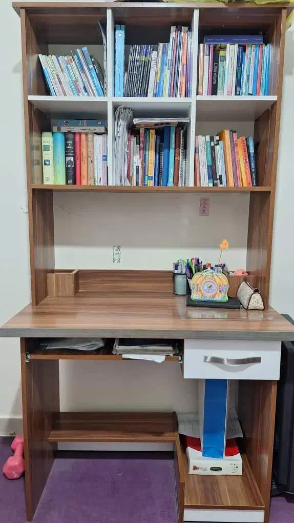 میز کامپوتر و همراه کتابخانه|میز تحریر و کامپیوتر|کرج, شهرک جهاننما|دیوار