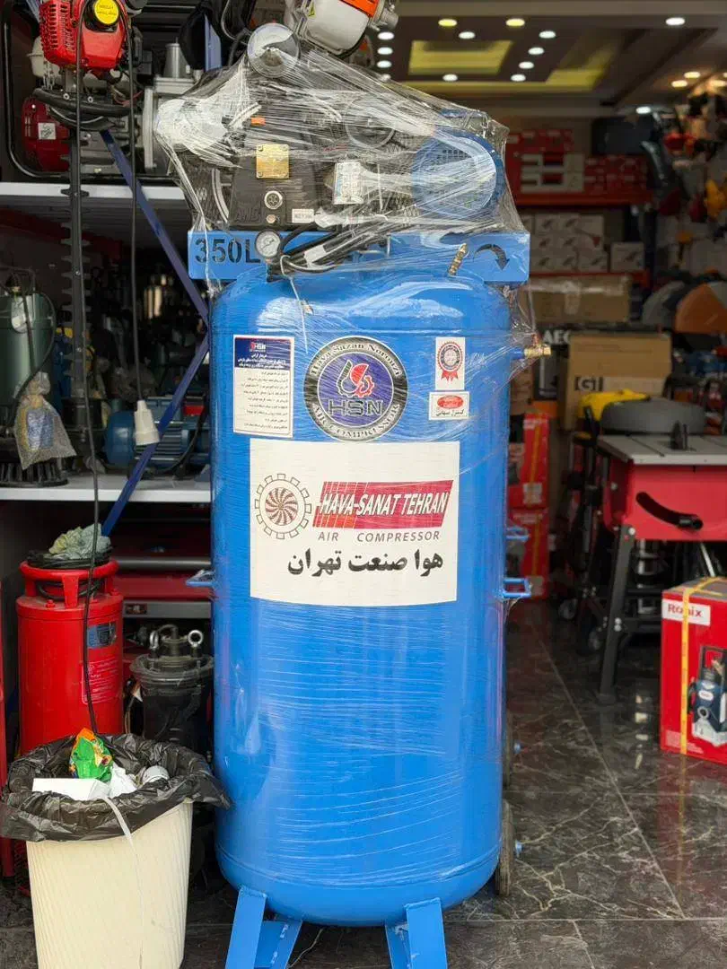 پمپ باد 350 لیتری هواصنعت سه فاز تهران اقساط|ماشین‌آلات صنعتی|شیراز, راهنمایی|دیوار
