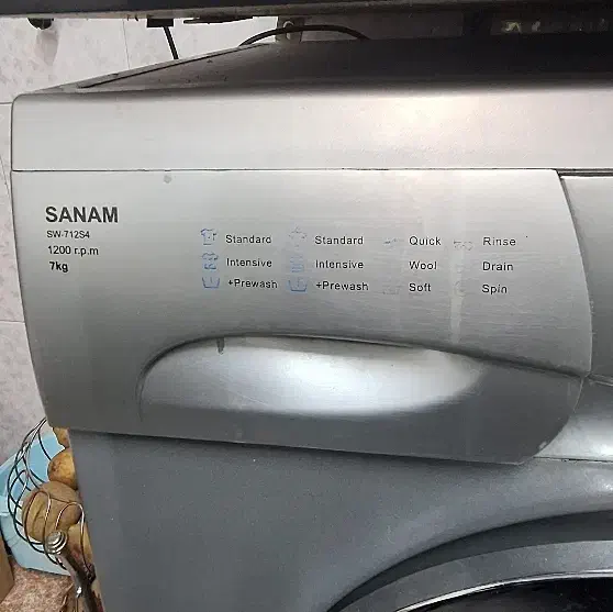 لباسشویی اتومات ۷ کیلویی صنام|ماشین لباسشویی و خشک‌کن لباس|لولمان, |دیوار