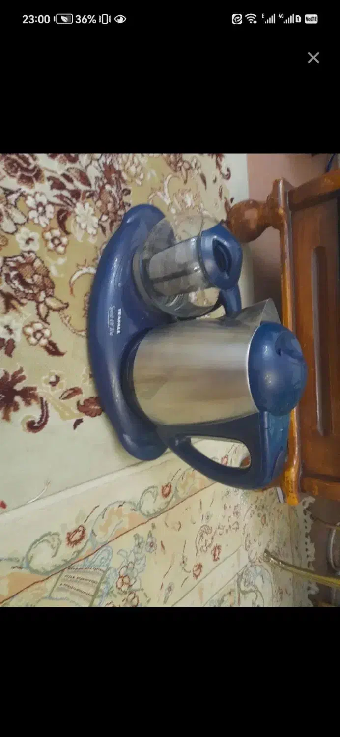 چای ساز اورانوس رنگ مشکی|سماور، چای‌ساز، قهوه‌ساز|بردسیر, |دیوار