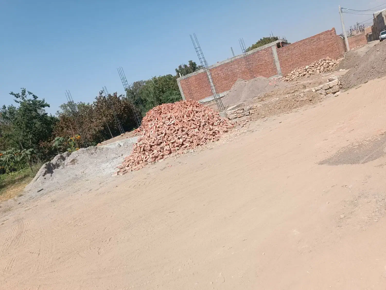 زمین نیمه کاره|فروش زمین و ملک کلنگی|عجب شیر, |دیوار