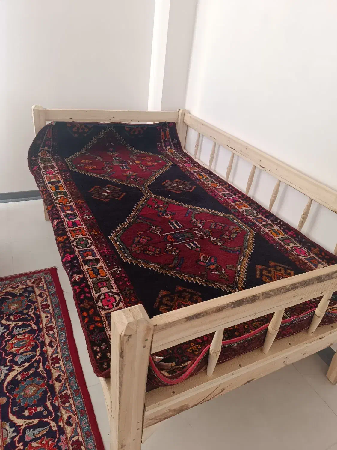 تخت سنتی چوبی|تخت و سرویس خواب|تهران, شادآباد|دیوار