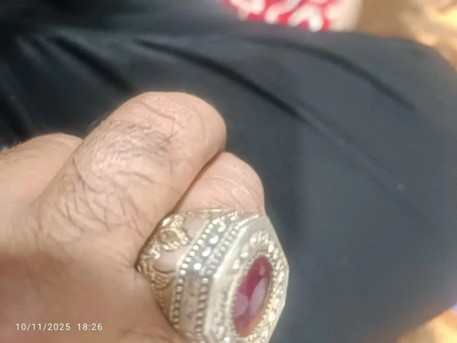 انگشتر نقره یاقوت سرخ افریقایی|جواهرات|دوگنبدان, |دیوار