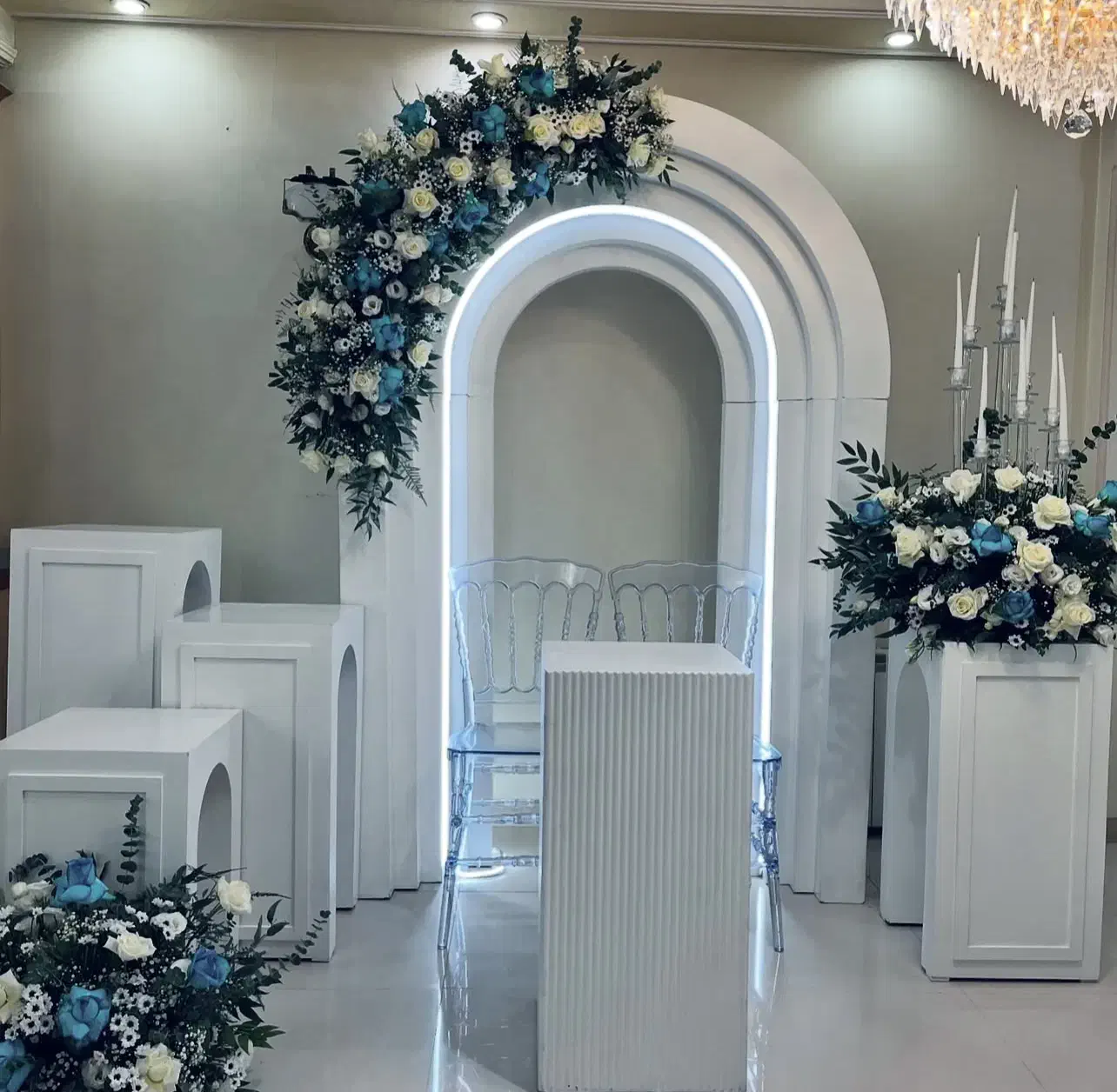 گل آرایی ، گل آرایی استیج و جایگاه عروس ، گل آرا|خدمات پذیرایی، مراسم|شهرکرد, |دیوار