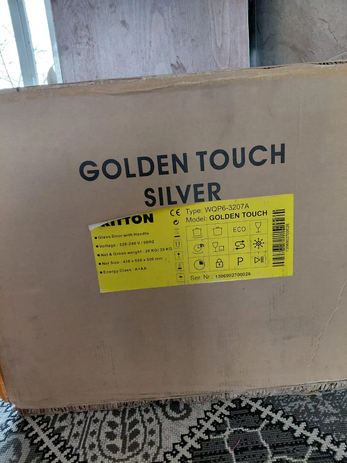 ماشین ظرف شویی نونو ۶نفره رنگ سیلور|ماشین ظرفشویی|کیاشهر, |دیوار