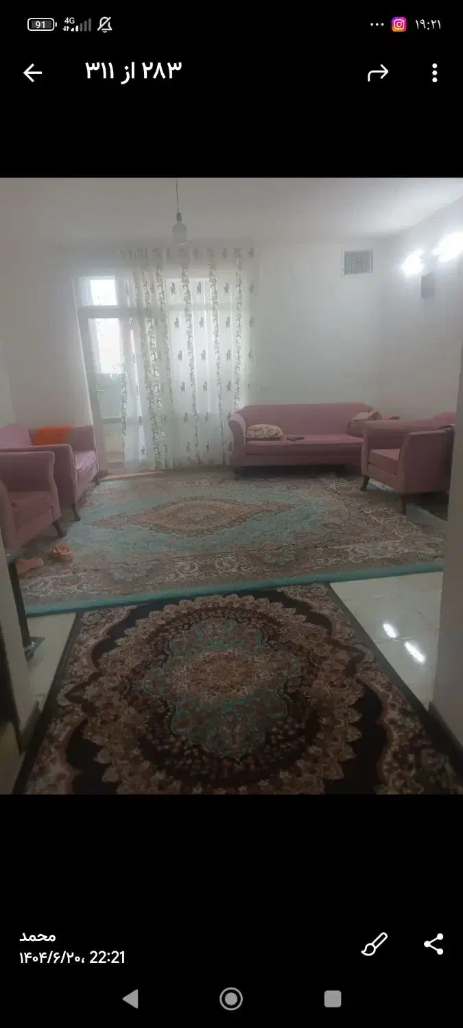 فرش ۱۲متری ۷۰۰شانه سالم|فرش|گلپایگان, |دیوار
