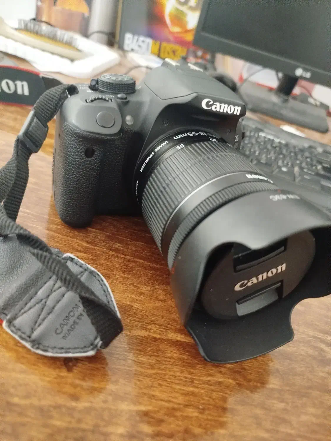 دوربین کنون(canon)مدل 700d|دوربین عکاسی و فیلم‌برداری|فسا, |دیوار