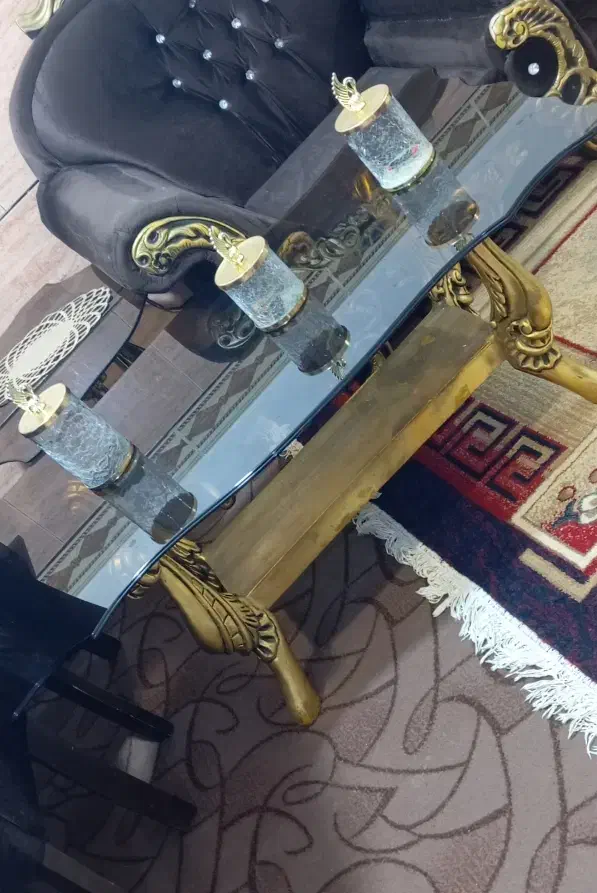 دو عدد عسلی با میز بزرگ وسط کاملا تمیز|مبلمان خانگی و میز عسلی|بندر ماهشهر, |دیوار