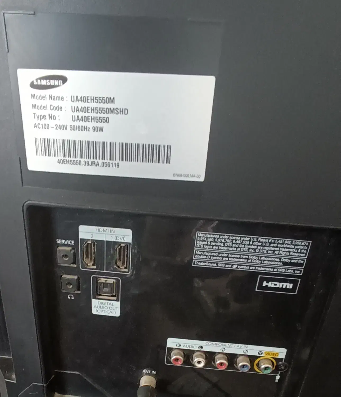 سامسونگ اندازه صفحه ۴۰تا۴۹|تلویزیون و پروژکتور|شیراز, مبعث|دیوار