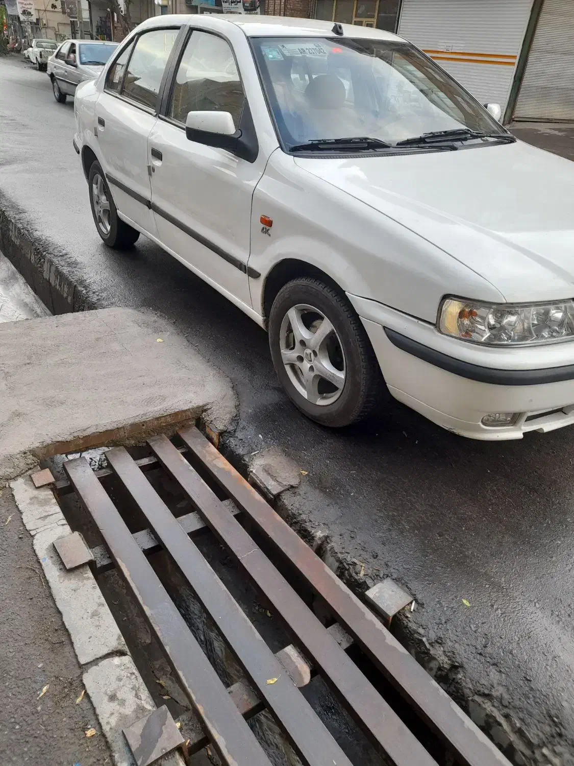 ماشین سمند سفید|خودرو سواری و وانت|مرند, |دیوار