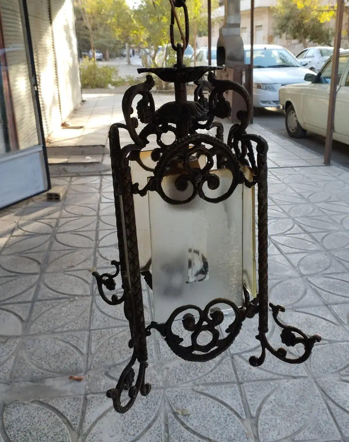 لوستر قدیمی|لوستر و چراغ آویز|کرمانشاه, |دیوار