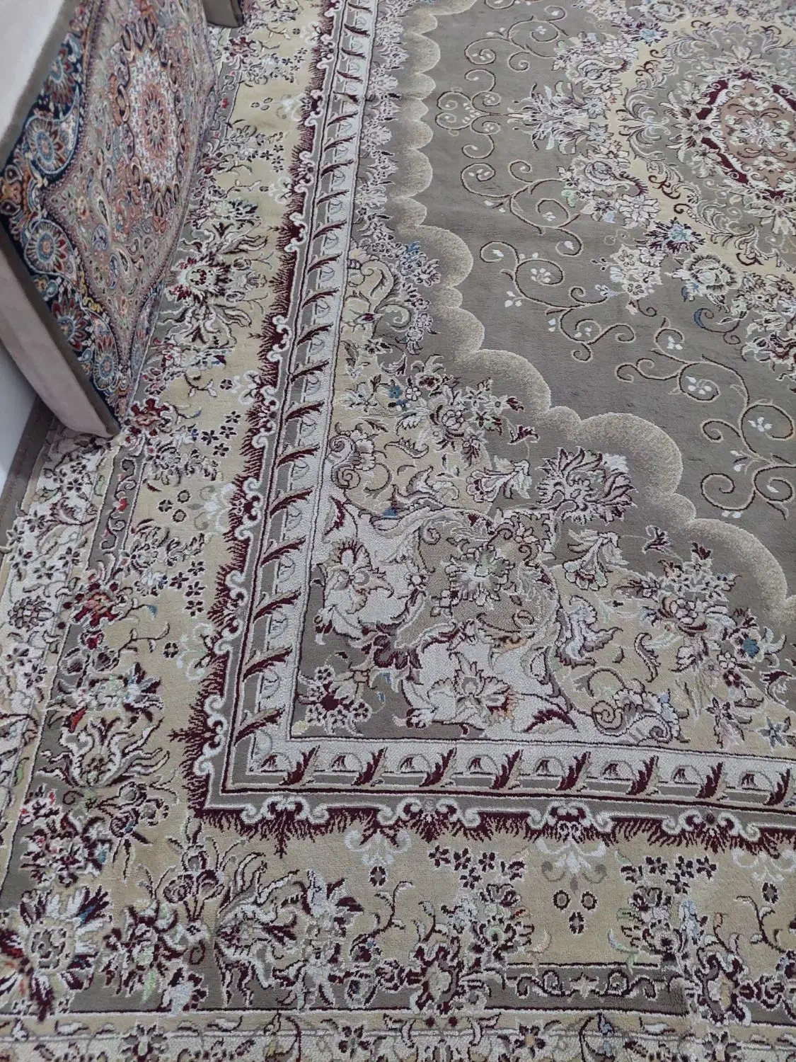 ۲تخته فرش۱۲متری سالم|فرش|تاکستان, |دیوار