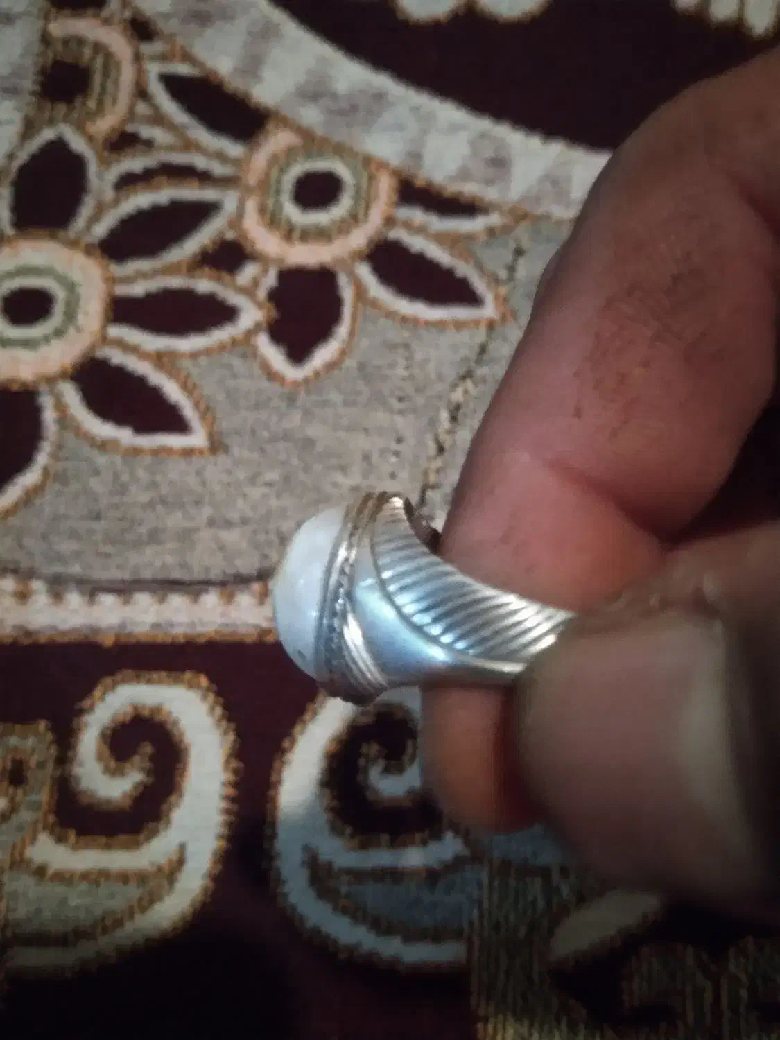 انگشتر نقره بابا قوری دو چشم|جواهرات|پاکدشت, شهرک امام رضا|دیوار