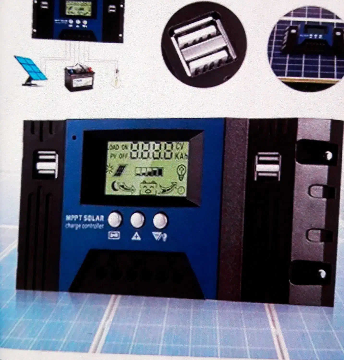 کنترل شارژ خورشیدی ۱۰۰ آمپر ۱۲/۲۴ MPPTسفارش اروپا|ابزارآلات|شیراز, عفیفآباد|دیوار